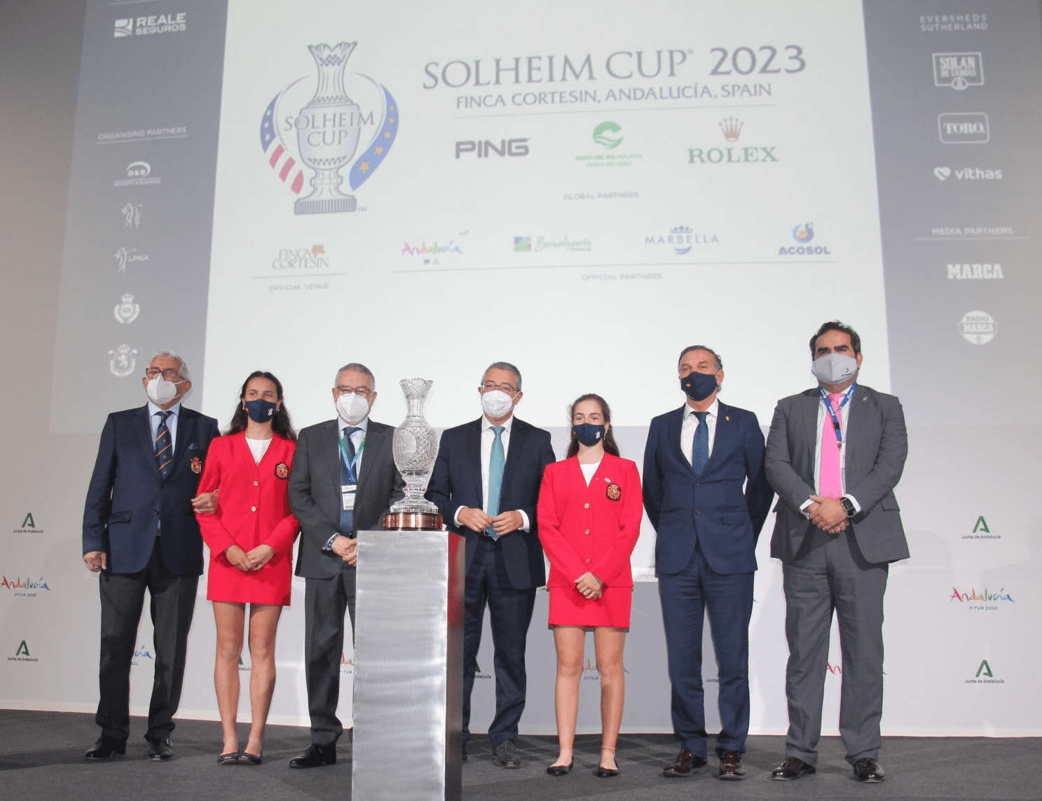 El trofeo de la Solheim Cup comienza su viaje por España