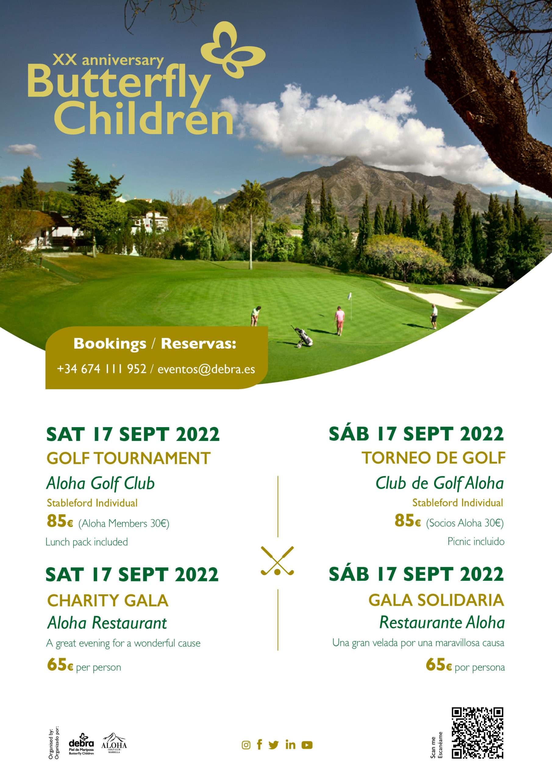 XX Torneo de Golf y Gala Butterfly Children