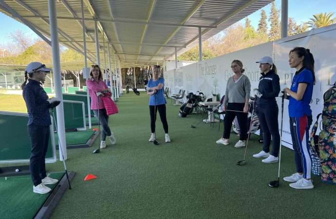 Clinic en The Range para incrementar la distancia del drive, Revista de Golf para Mujeres, Ladies In Golf