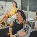 DINNER WITH A SPARKLE BY ANA PORRAS IN ROCHE BOBOIS MARBELLA Manuel Espejo style, Women's Golf Magazine, Ladies In Golf