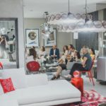 DINNER WITH A SPARKLE BY ANA PORRAS IN ROCHE BOBOIS MARBELLA Manuel Espejo style, Women's Golf Magazine, Ladies In Golf