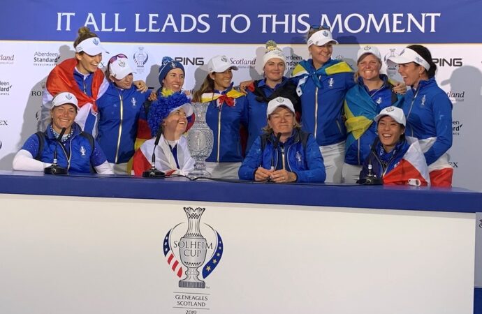 Gran victoria Europea en la Solheim Cup de Gleneagles, Revista de Golf para Mujeres, Ladies In Golf
