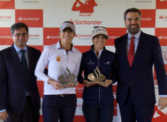 La pareja Bañón -Jiménez ganadora en el Santander Golf Tour de Sevilla