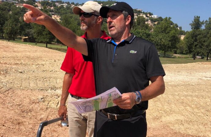 Jos&eacute; M&ordf; Olaz&aacute;bal supervisa las obras de La Sella Golf, Revista de Golf para Mujeres, Ladies In Golf