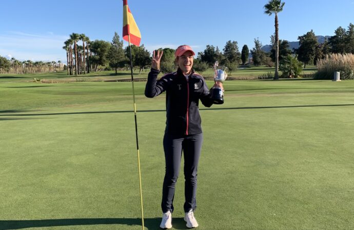 Triplete de Luna Sobrón en el Santander Campeonato de España, Revista de Golf para Mujeres, Ladies In Golf
