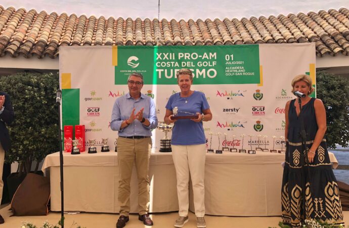 El equipo de Valderrama, vencedor del XXII Pro Am Costa del Golf Turismo, Revista de Golf para Mujeres, Ladies In Golf