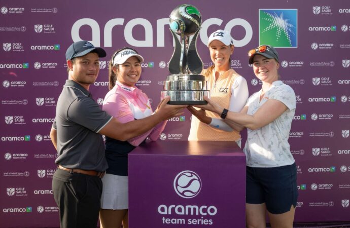 Triunfo del equipo Hillier Aramco Team Series Bangkok, Revista de Golf para Mujeres, Ladies In Golf