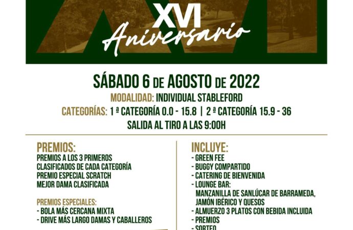 Torneo XVI Aniversario Chaparral Golf Club, Revista de Golf para Mujeres, Ladies In Golf