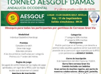 AESGOLF DAMAS ANDALUCÍA  OCCIDENTAL LLEGA A ZAUDÍN GOLF