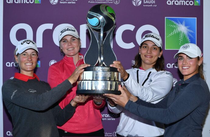 Team Gustavson victorious in Aramco Team Series – New York, Women&#039;s Golf Magazine, Ladies In Golf