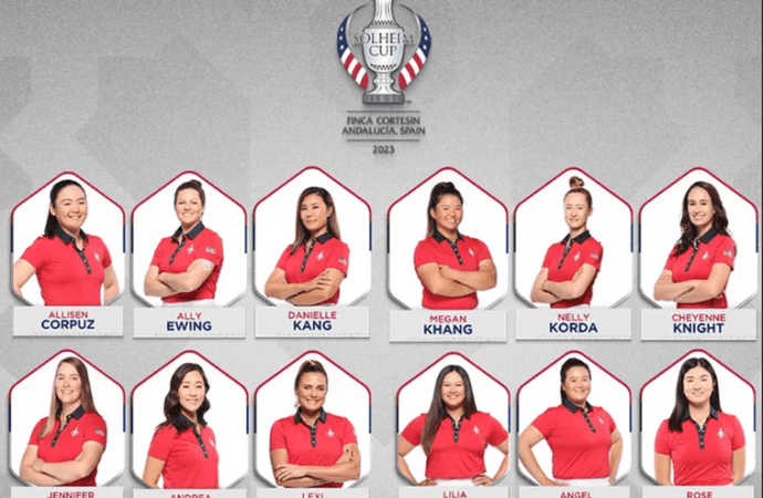 Stacy Lewis presenta el equipo americano de la Solheim, Revista de Golf para Mujeres, Ladies In Golf