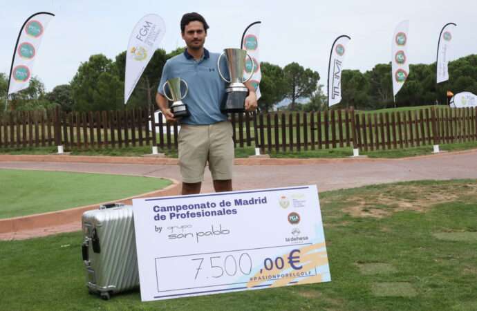 Álvaro Veiga, campeón del VI Campeonato Profesionales Madrid, Revista de Golf para Mujeres, Ladies In Golf