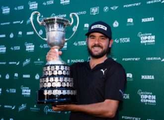 Ángel Hidalgo vence a Rahm en el play-off del ACCIONA Open
