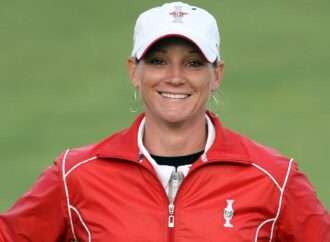 Kristy McPherson, asistente de la capitana en la Solheim Cup