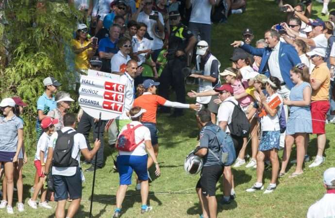 Ciganda y Azahara Mu&ntilde;oz en el Andaluc&iacute;a Costa del Sol Open, Revista de Golf para Mujeres, Ladies In Golf