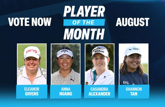 Anna Huang nominada a Jugadora LET del Mes, Revista de Golf para Mujeres, Ladies In Golf